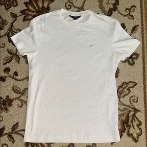 Michael Kors White Short Sleeve Tee Classic Crew Neck